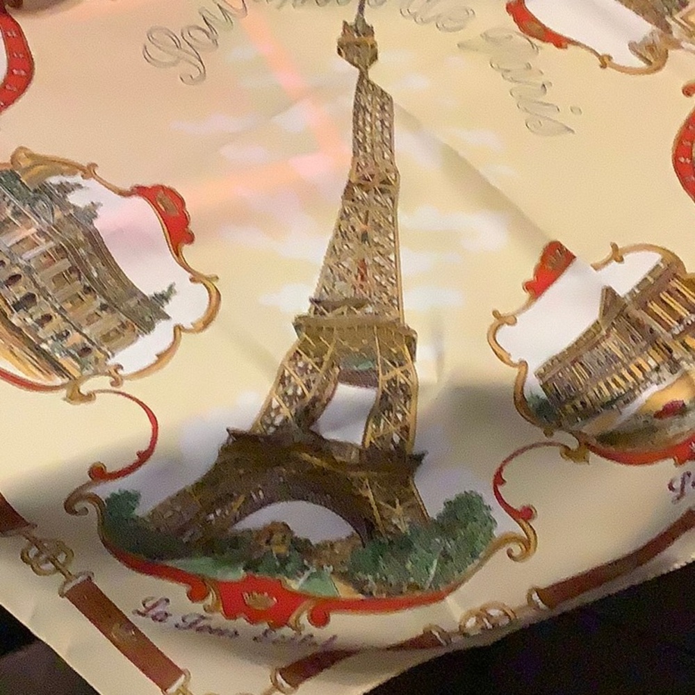 Rare! Paris scarf!  Bright colors!